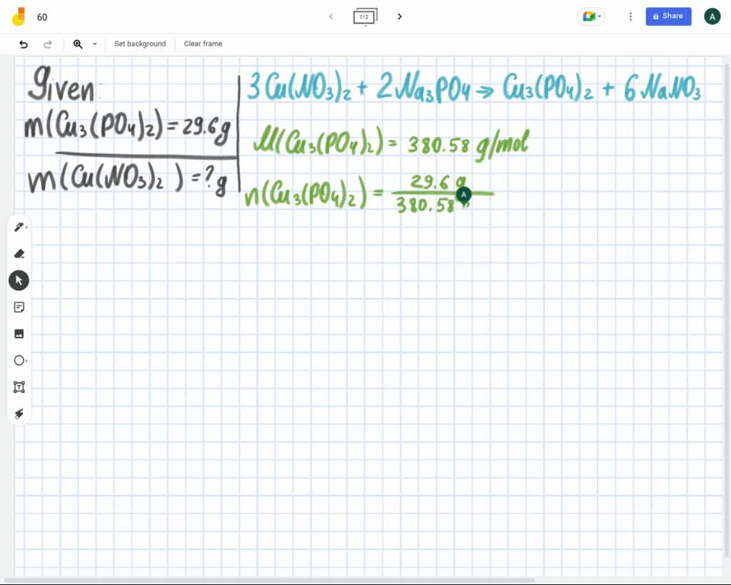SOLVED How many grams of copper(II) nitrate are needed to produce 29.6