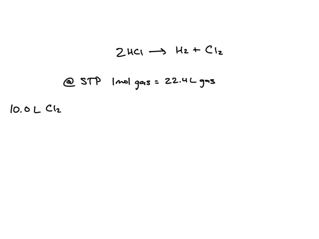 SOLVED 'Chlorine is produced by the reaction 2HCI(g) > H2(g) + CI2(g