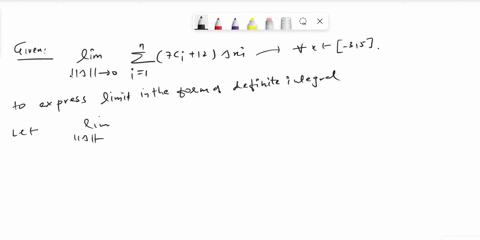 write-the-limit-as-definite-integral-on-the-interval-a-b-where-ci-is-any-point-in-the-ith-subinterval-limit-interval-lim-iiaii-tci-12-axj-3-5-need-help-lua3-i0-88535