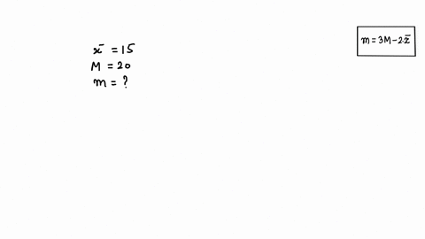 the-mean-and-median-of-a-frequency-distribution-is-15-and-20-respectively-then-the-mode-of-the-distribution-is-a-175-b-16-c-20-d30-56361