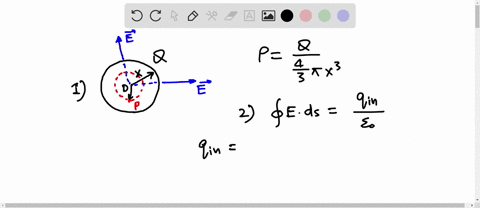 question-4-consider-an-insulator-sphere-of-radius-x-which-has-a-charge-q-the-charge-is-distributed-uniformly-over-the-sphere_-point-p-is_inside-the-sphere-and-at-a-distance-d-to-the-center-o-78862