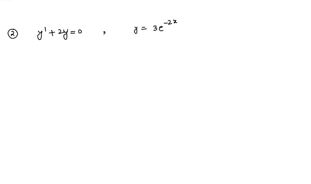 SOLVED: 1.1 Problems through 12, verify by substitution that each ...