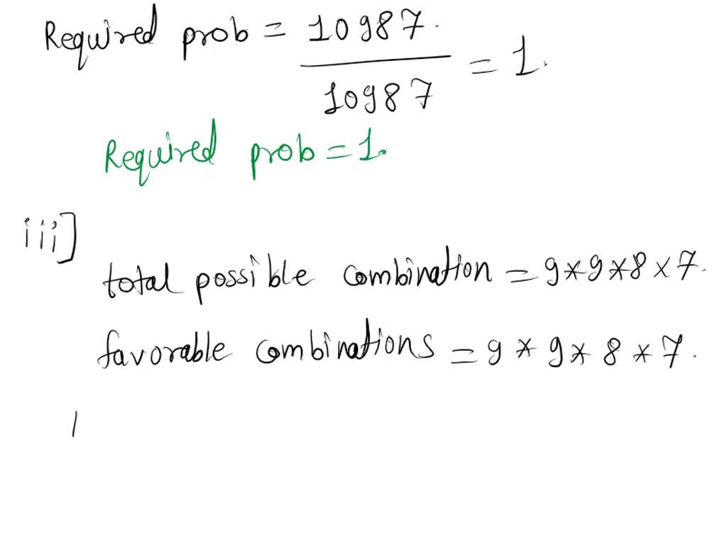 SOLVED: Q1) The four digit ATM pin is t0 be chosen using' digits 0.1 ...