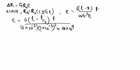 four-strain-gauges-are-bonded-onto-a-cantilever-as-shown-in-figure-1-given-that-the-gauges-are-placed-halfway-along-the-cantilever-and-the-cantilever-is-subject-to-a-downward-force-of-05-n-u-48578