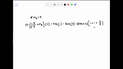 q1-the-overhanging-beam-is-supported-by-a-pin-at-mathbfa-and-the-two-force-strut-mathbfb-c-determine-the-horizontal-and-vertical-components-of-reaction-at-mathbfa-and-the-reaction-at-mathbfb-on-the-be