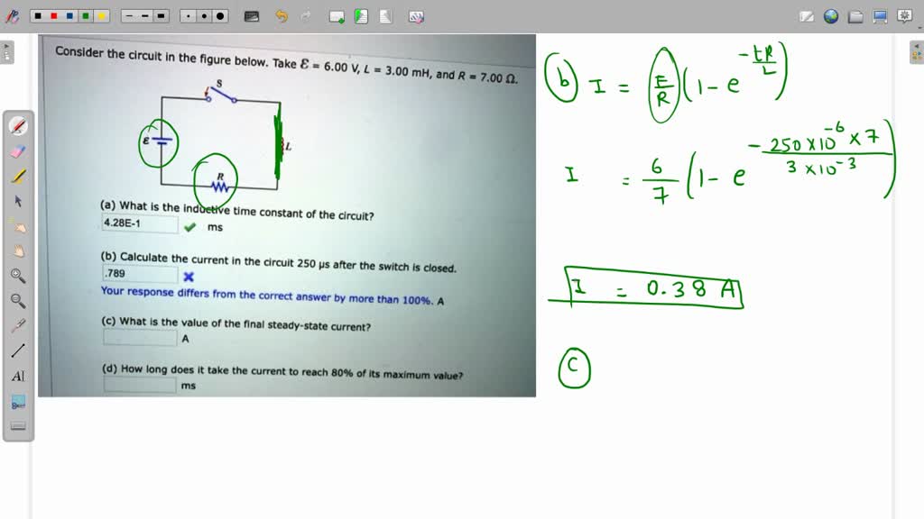 SOLVED: '3 (15 points) Consider the circuit shown in Figure. Take ...