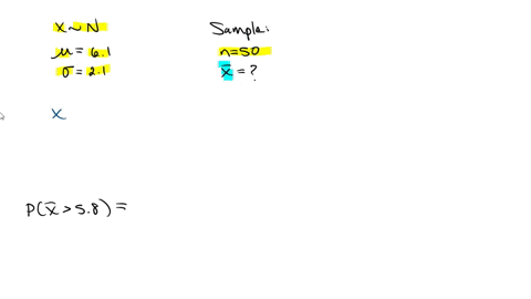 the-weights-of-the-fish-in-a-certain-lake-are-normally-distributed-with-a-mean-of-61-lb-and-a-standard-deviation-of-21-lb-if-50-fish-are-randomly-selected-what-is-the-probability-that-the-me-25387