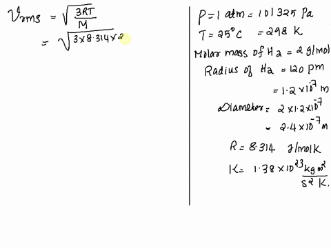 evaluate-the-collision-frequency-of-h2-molecules-in-a-gas-at-100atm-and-25-degrees-celsius-11675