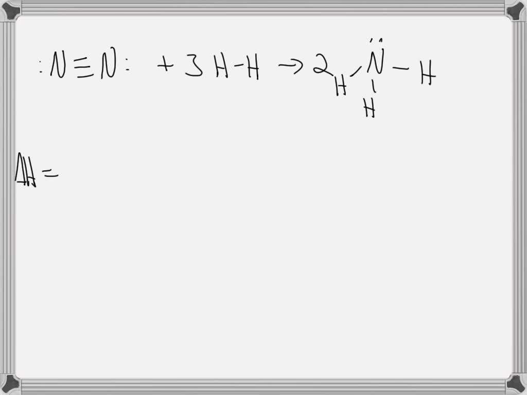 SOLVED: Use average bond energies to estimate the enthalpy changes of ...