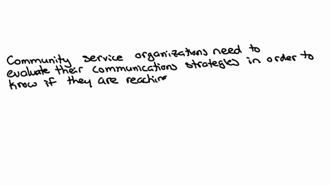 why-should-community-service-organisations-evaluate-communication-strategies-discuss-two-processes-they-could-use-to-evaluate-communication-strategies