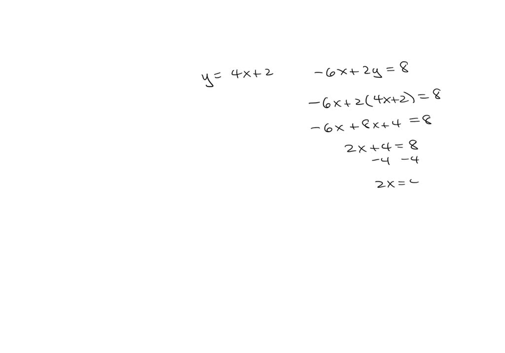 Solved Texts Lill Wants To Solve The Following System Using The Elimination Method Y X 8