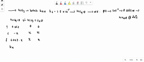 nh3-is-a-weak-base-kb18105-and-so-the-salt-nh4cl-acts-as-a-weak-acid-what-is-the-ph-of-a-solution-that-is-0057-m-in-nh4cl-at-25-c-56505