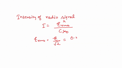an-800-khz-radio-signal-is-detected-at-a-point-27-km-distant-from-a-transmitter-tower-the-electric-field-amplitude-of-the-signal-at-that-point-is-036-vm-assume-that-the-signal-power-is-radia-79583