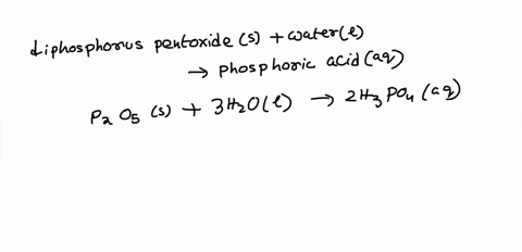 for-the-following-reaction-667-grams-of-water-are-mixed-with-excess-diphosphorus-pentoxide-the-reaction-yields-211-grams-of-phosphoric-acid-diphosphorus-pentoxide-water-1-phosphoric-acid-aq-67928