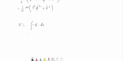 1313-starstar-consider-a-particle-of-mass-m-constrained-to-move-on-a-frictionless-cylinder-of-radius-92926