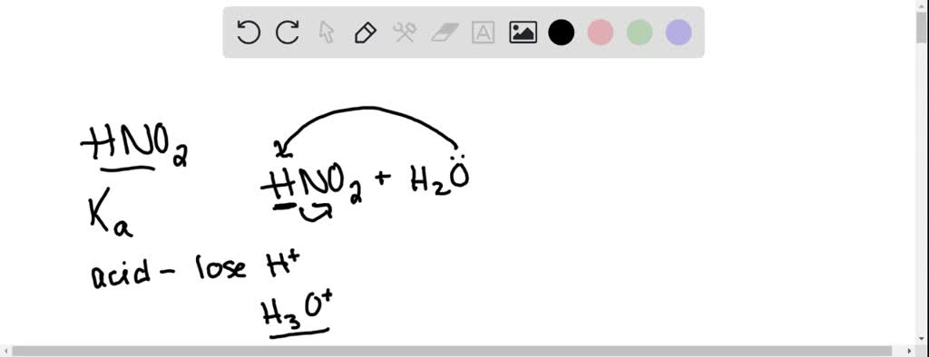 SOLVED: Given the following acid dissociation constant, Ka (HNO2)= 4.5 ...