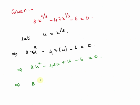 solve-the-following-equation-by-making-an-appropriate-substitution-47x-6-make-an-appropriate-substitution-and-rewrite-the-equation-in-quadratic-form-let-u-then-the-quadratic-equation-in-solv-01474