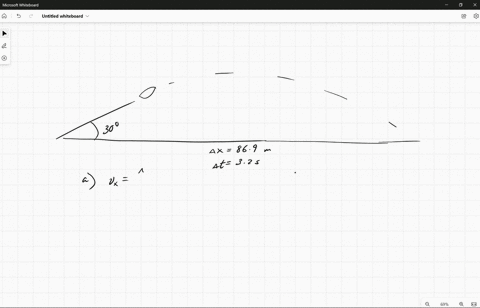 punter-kicks-football-at-an-angle-of-300-above-the-horizontal-the-football-lands-869-m-from-the-point-it-was-kicked-320-seconds-later-assume-the-ground-is-flat-4-marks-what-was-the-iaunch-sp-31758