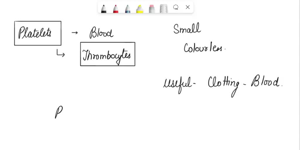 SOLVED Platelet Count 1. Enumerate reasons why platelets are hard to