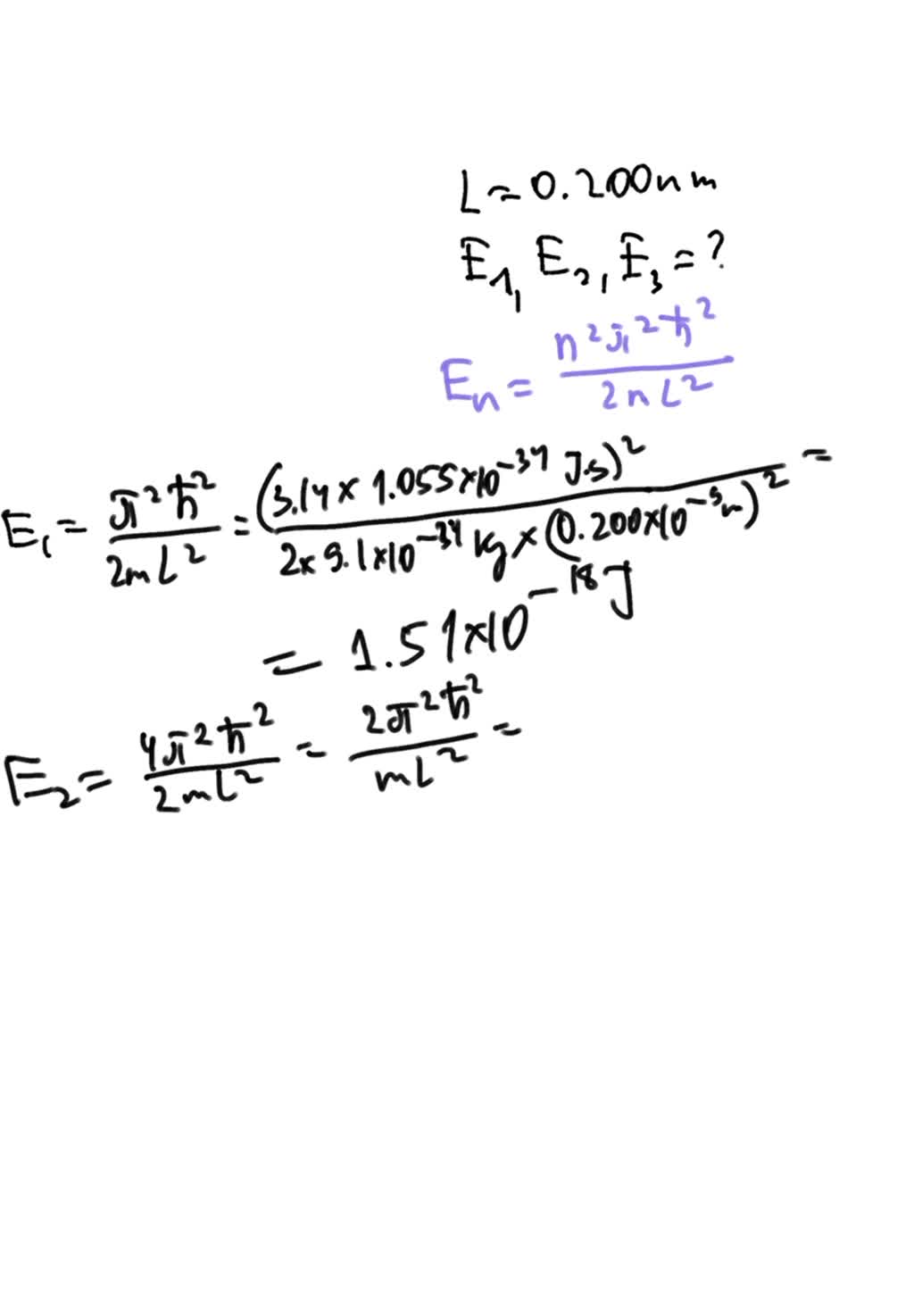 SOLVED: (A) An electron is confined between two impenetrable walls 0. ...
