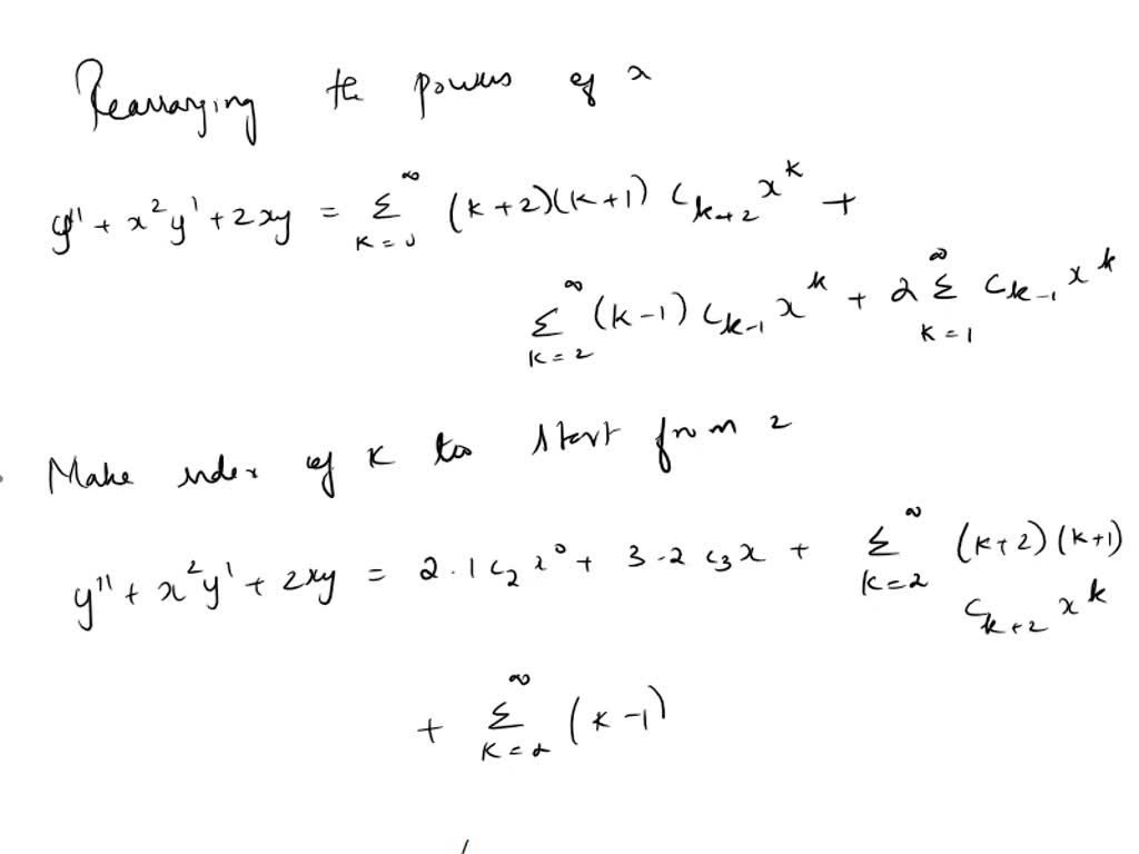 Solved Note That X 0 Is An Ordinary Point Of The Differential Equation Y” X 2y 2xy 5