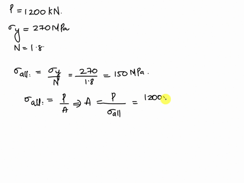 question14-a-steel-pipe-having-a-yield-stress-oy270-mpais-to-carry-an-axial-compressive-load-p1200-kna-factor-of-safety-of-18-against-yielding-is-to-be-used-if-the-thickness-t-of-the-pipe-is-80792
