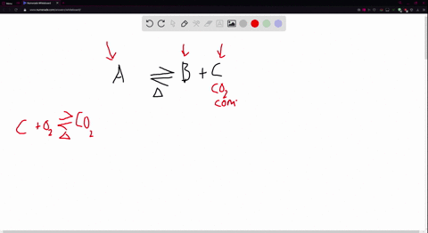 a-solid-white-substance-a-is-heated-strongly-in-the-absence-of-air-it-decomposes-to-form-a-new-white-substance-b-and-a-gas-cthe-gas-has-exactly-the-same-properties-as-the-product-obtained-when-carbo-3