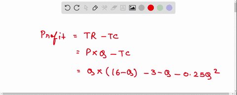 a-firms-demand-function-is-q-16-p-and-its-total-cost-function-is-defined-as-tc-3-q-02502-use-these-two-functions-to-form-the-firms-profit-function-and-then-determine-the-level-of-output-that-85817