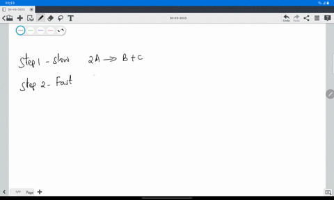 Consider the following mechanism step 1 2a bc slow step 2 bc...