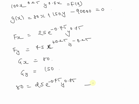 a-company-has-the-cobb-douglas-production-function-100x075y025-where-x-is-the-number-of-units-of-labor-y-is-number-of-units-of-capital-and-z-is-the-units-of-production-suppose-labor-costs-s9-31069