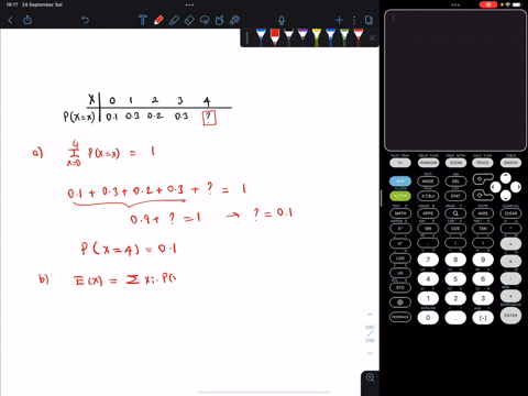 the-table-below-shows-the-probability-distribution-of-a-random-variable-x-x-0-1-2-3-4-px-010-030-020-030-p-x-4-e-x-varx-third-moment-a-010-b-2-c-164-d-14-15634