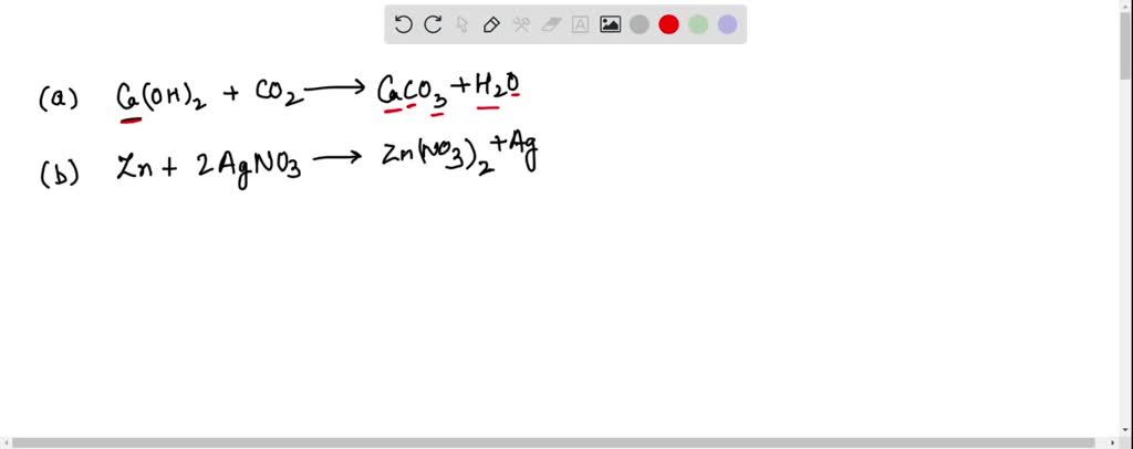 SOLVED: - Write balanced chemical equation for each of the following1 ...