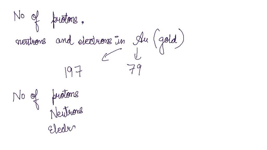 Solved I Am Confused Can Somebody Help Me 79 Au Gold 197 A Electrons B Neutrons C Atomic Number 79 D Name Of Element Gold