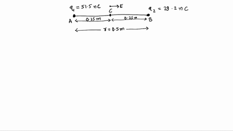 point-charges-of-292-nc-and-515-nc-are-placed-0500-m-apart-what-is-the-electric-field-halfway-between-them-indicate-direction-by-a-positive-or-a-negative-value-keep-in-mind-that-a-positive-v-86151