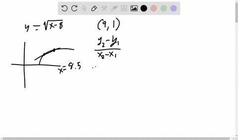 the-point-p9-1-lies-on-the-curve-y-vx-8-a-if-q-is-the-point-8-use-your-calculator-to-find-the-slope-of-the-secant-line-pq-correct-to-six-decimal-places-for-the-following-values-of-x-89-iii-8-10504