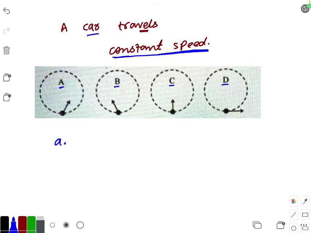 SOLVED A car travels around circular curve on a horizontal road at