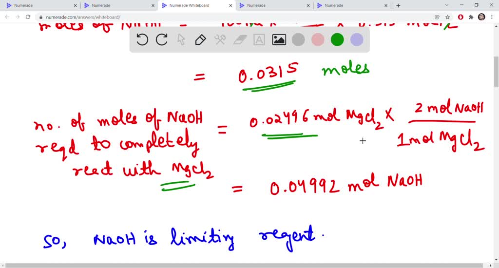 SOLVED Find the maximum mass of magnesium hydroxide that will precipitate if 80.0 mL of 0.312