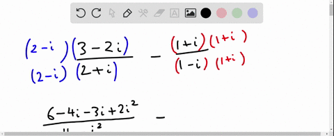 1-simplify-the-following-into-the-form-a-bi-3-marks-3-_-2i-1i-2-i-1-i-13025