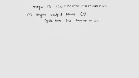 an-engine-is-fitted-with-a-flywheel-that-has-a-mass-of-225-kg-and-has-a-radius-of-gyration-of-02-m-the-load-torque-is-constant-and-the-crankshaft-torque-can-be-represented-by-the-expressiont-01139