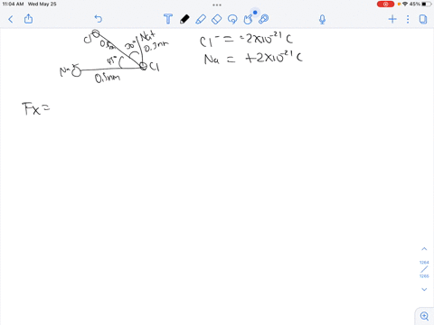 what-is-the-electric-force-on-the-chloride-ion-in-the-lower-righthand-corner-in-the-diagram-since-th-77996