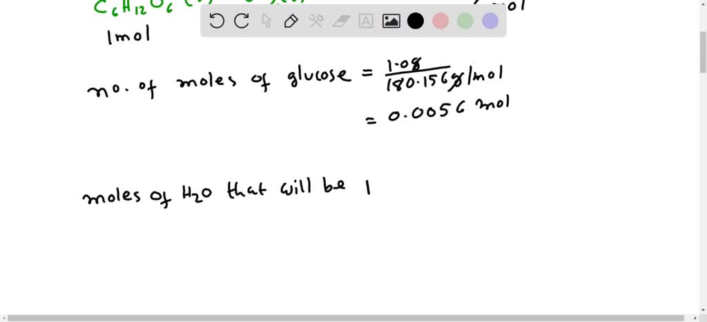 SOLVED: Using the following equation, how many grams of water are ...