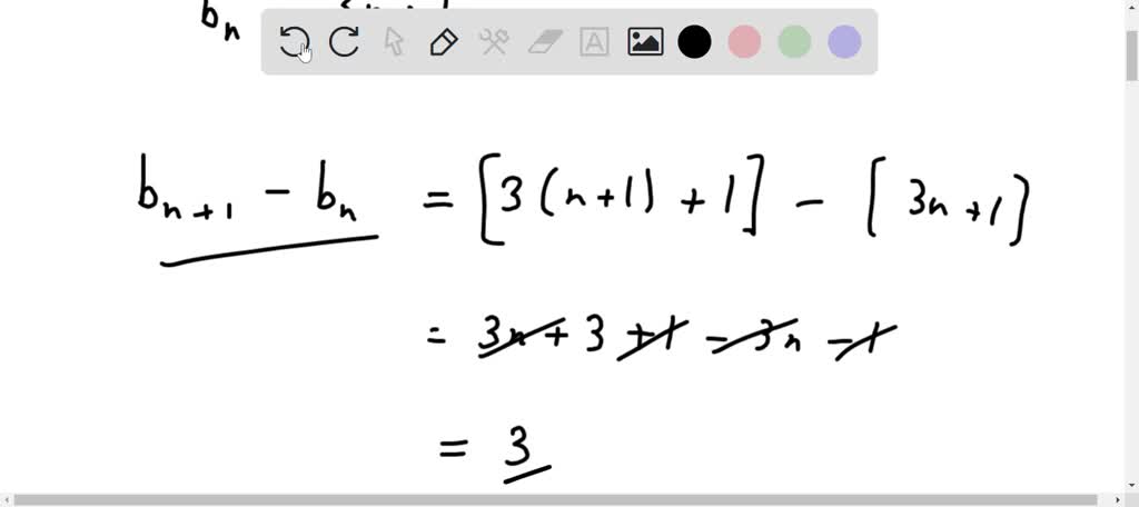 SOLVED: Show that each sequence is arithmetic. Find the common ...