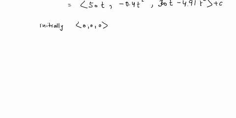 golf-ball-is-hit-east-down-fairway-with-an-initial-velocity-of-50030-ms_-a-crosswind-blowing-to-the-south-produces-an-acceleration-of-the-ball-of-08-m-s2_-assume-the-i-axis-points-east-the-y-56026