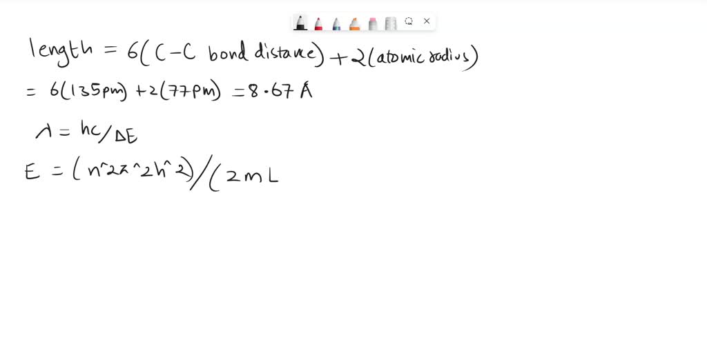 SOLVED Apply The Equations For A Particle In A Box To The Electrons solved-apply-the-equations-for-a-particle-in-a-box-to-the-electrons