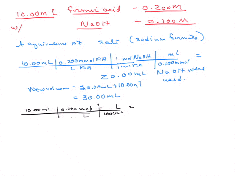 determine-the-ph-of-the-solution-at-the-equivalence-point-1000-ml-pf-0200-m-formic-acid-is-titrated-with-0100-m-of-sodium-hydroxide-61646
