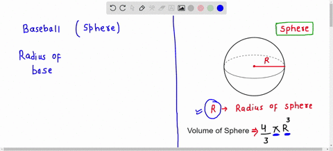 [GET ANSWER] suppose the diameter of a baseball is 3in while the ...