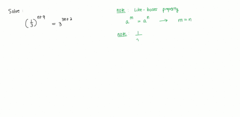 use-the-like-bases-property-and-exponents-to-solve-the-equation-beginarrayl-leftfrac13rightn933-n2-nsquare-endarray-question-help-video-submit-question