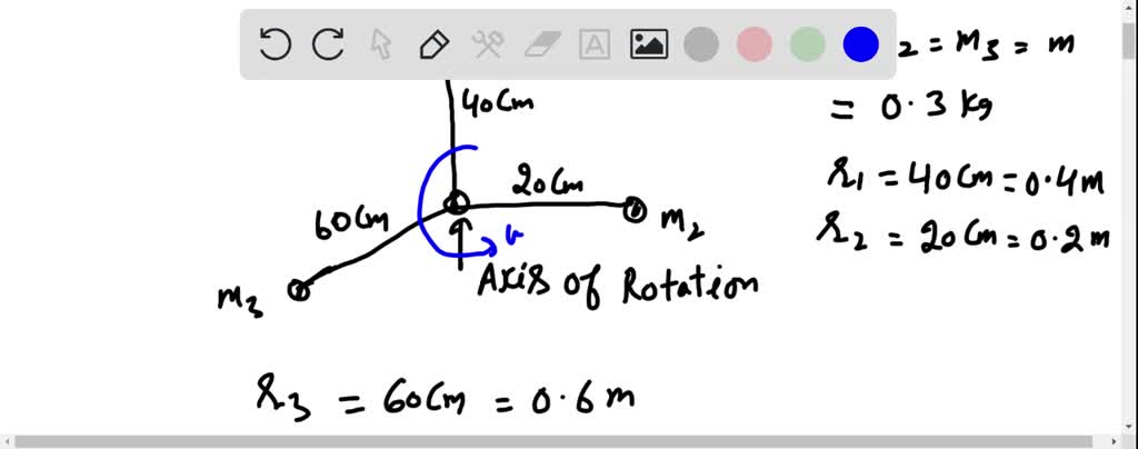 SOLVED: A system of point particles is shown in the following figure ...