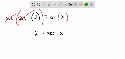 Sec V Math Most calculators do not have key to evaluate sec 2 explain...