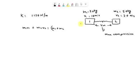 block-1-mass-20-mathrmkg-is-moving-rightward-at-10-mathrmm-mathrms-and-block-2-mass-50-mathrmkg-is-m-04703